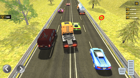 Heavy Traffic Rider Car Game