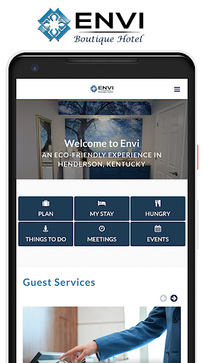 Android application Envi Boutique Hotel screenshort