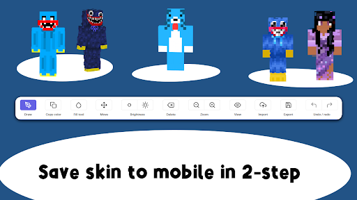 Huggy Skin Poppy Minecraft PE