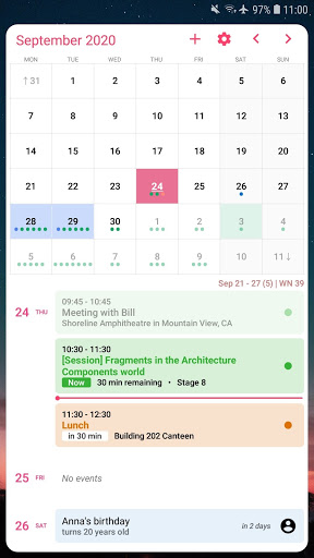 Your Calendar Widget screenshot 1