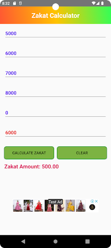Zakat Calculator 2.0 Screen 3