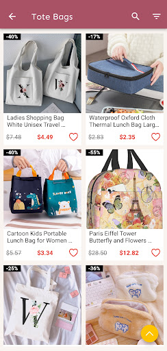 Women’s Bags Online Shopping Screen 2