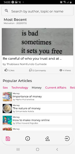 The Blog Screen 3