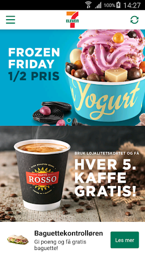 Android application 7-Eleven Norge screenshort
