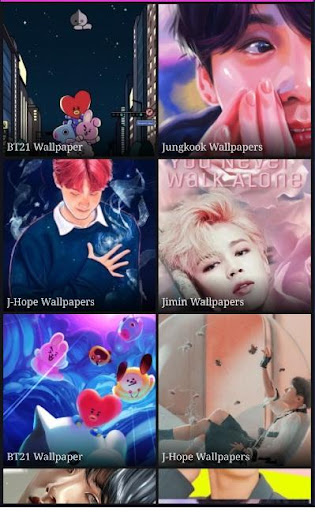 Cute BTS Wallpapers Screen 2