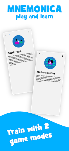 Android application Mnemonica Major Memory System screenshort