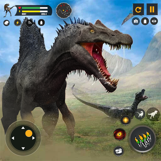 Dinossauro Robô Espinossauro + Velociraptor 🦖 Jogo de Dinossauro para  Montar {Jogo Gratis} 