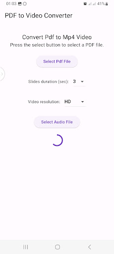 Pdf to Video Converter (Mp4) Screen 2