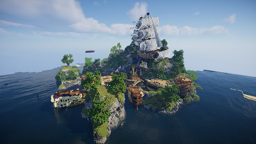 Captura 16 Mapas Islas para Minecraft PE android