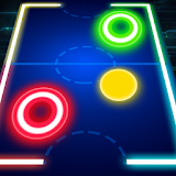 Glow Air Hockey Deluxe icon