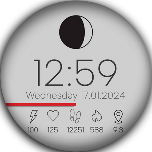 Minimal Watch Face Digital logo
