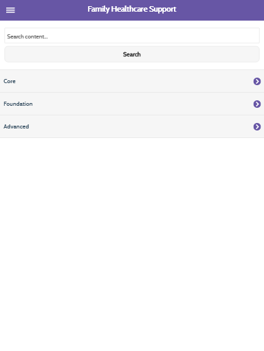 RCH Family Healthcare Support Screen 2