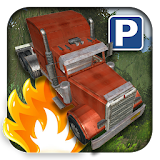 3D Real Truck  Parking icon