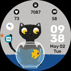 Cat Watch Face Animated