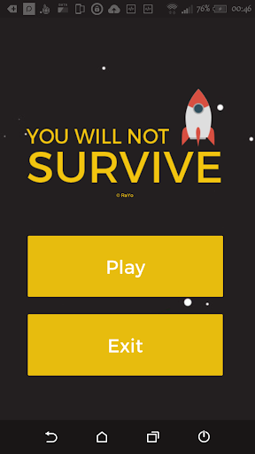 You Will Not Survive! Screenshot 1 - AppWisp.com