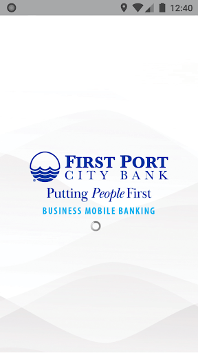 Android application First Port City Bank Business screenshort