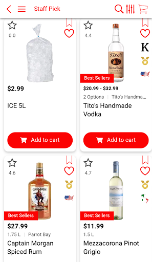 Android application UXBRIDGE LIQUORS screenshort