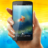 Goldfish in Phone LWP icon