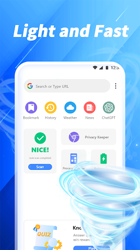 Android application Turbo Secure Browser screenshort