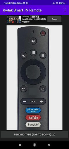 Android application Kodak Smart TV Remote screenshort