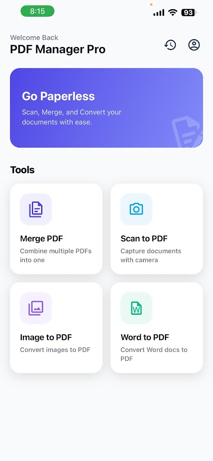 #1. PDF Manager Pro (Android) Ved: RH Dynamics