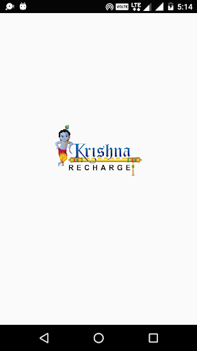 Android application Krishna Recharge screenshort