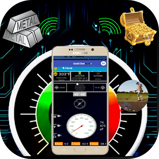 Gold Metal Detector Pro logo