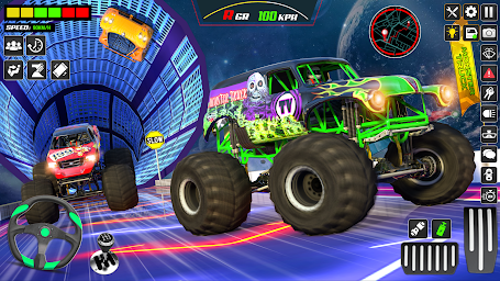 Monster Truck Stunts Car Games