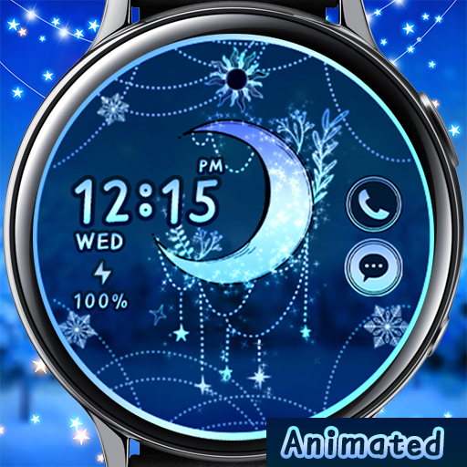 Winter Moon Card_Watchface logo