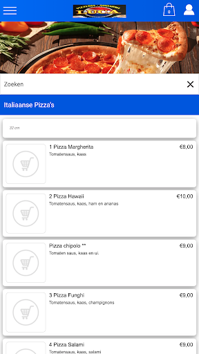 Android application Shoarma Luca Pizza screenshort
