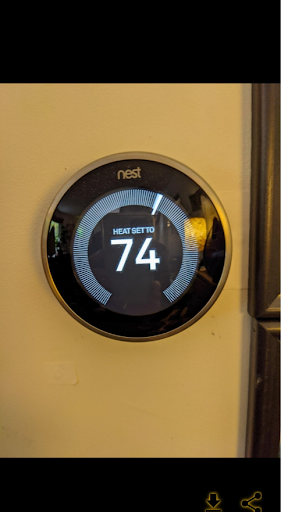 Android application nest sensor guide screenshort