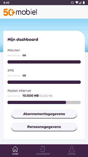 Android application 50+ mobiel screenshort