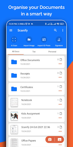 Scanify- PDF Camera Scanner Screen 3