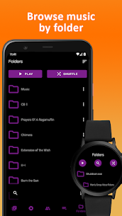 NavMusic Wear OS Offline Music Media Nav Music APK (مدفوع) 5