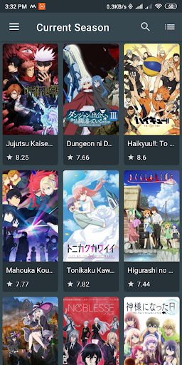 Android application MyAnimeZ screenshort