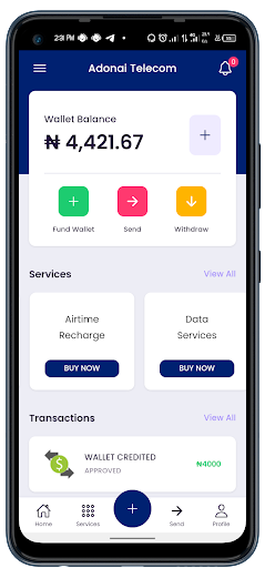 Android application Adonai Telecom screenshort