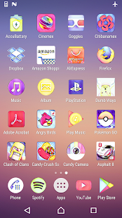 Sunshine - Zrzut ekranu pakietu ikon