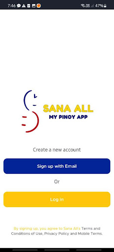 Android application Sana All screenshort