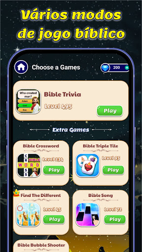 Quiz Bíblico: Jogos e Desafios screenshot 3