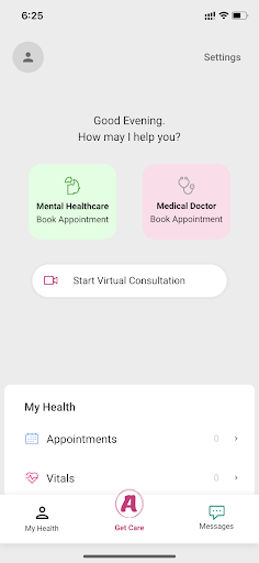 Android application AYOO Care screenshort