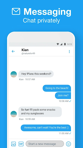 Android application Hawk Social screenshort