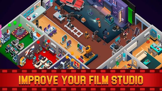 Idle Film Maker Empire Tycoon MOD APK (MOD, Unlimited Money) free on android 4