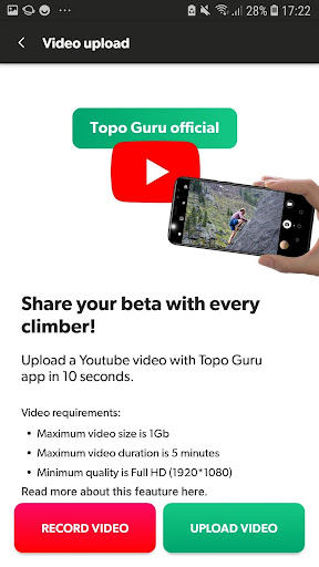 Screenshot of Topo Guru x theCrag