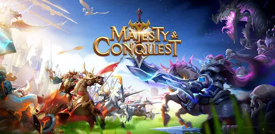 Majesty & Conquest-Magic War Strategy Game