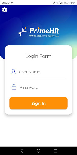 Android application PrimeHr screenshort