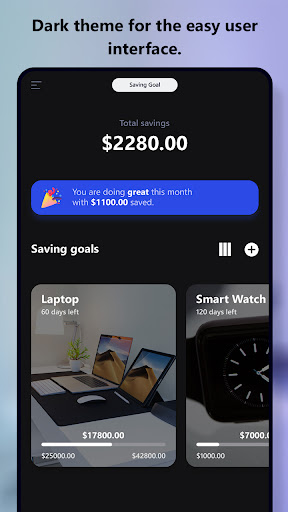 Savings Goal: Piggy Bank Screenshot