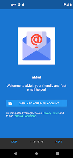 Android application Midori Mail screenshort