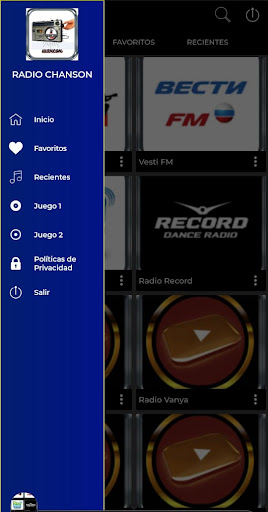 Android application радио шансон онлайн скачать screenshort