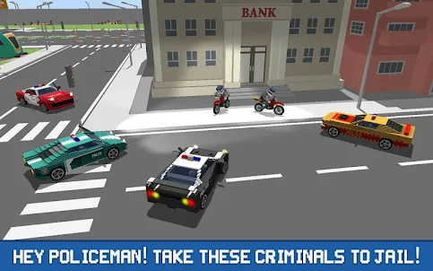 ブロッキー警察ドライバ：犯罪者の輸送