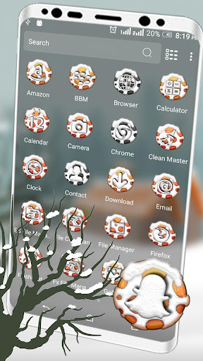 Winter House Launcher Theme Screen 2